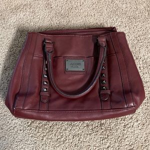 Burgundy spacious purse